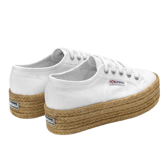 Superga Dames/Dames 2790 Touw Platform Trainers (Wit) - Image 2
