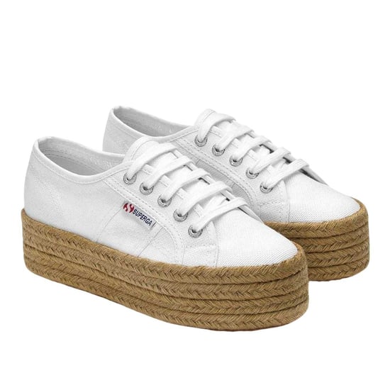 Superga Dames/Dames 2790 Touw Platform Trainers (Wit) - Image 3