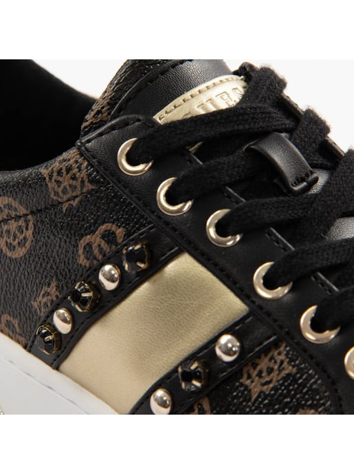 Guess Damsneakers Mörk Rubinröd - Image 4