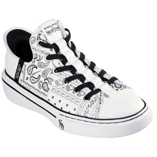 Skechers Heren Snoop Dogg Bandana Print Trainers (Wit, Zwart) - Image 3