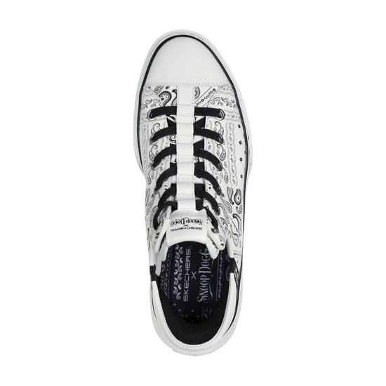 Skechers Heren Snoop Dogg Bandana Print Trainers (Wit, Zwart) - Image 4