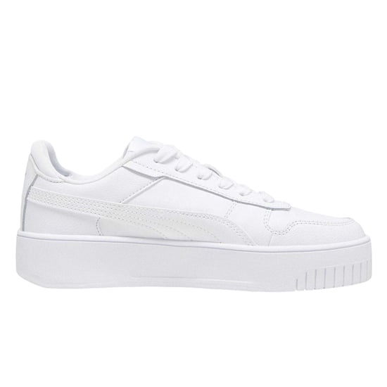 Puma Childrens/Kids Carina Street Platform Trainers (Puma White) - Image 1
