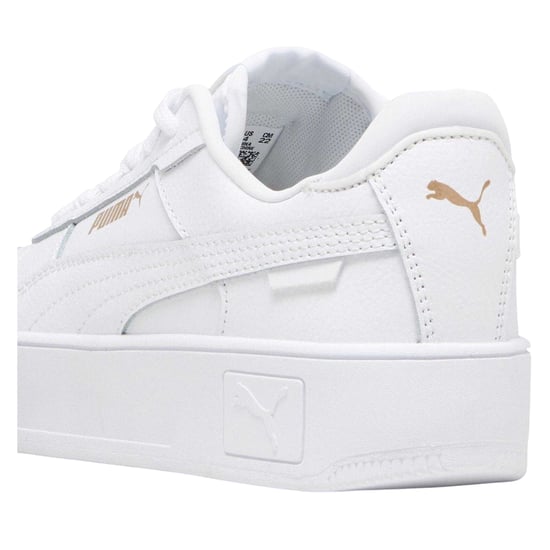 Puma Childrens/Kids Carina Street Platform Trainers (Puma White) - Image 2