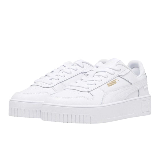 Puma Childrens/Kids Carina Street Platform Trainers (Puma White) - Image 4