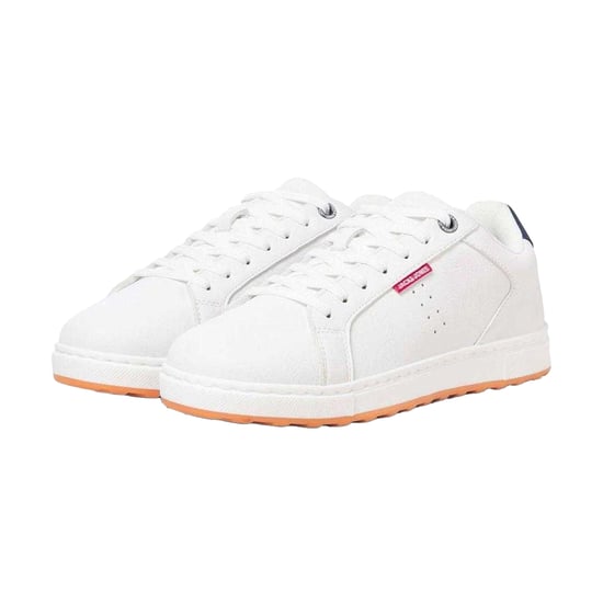 Jack And Jones Mens PU Trainers (Bright White) - Image 4