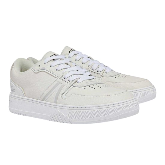 Lacoste Heren L003 Neo Leren Trainers (Wit) - Image 3