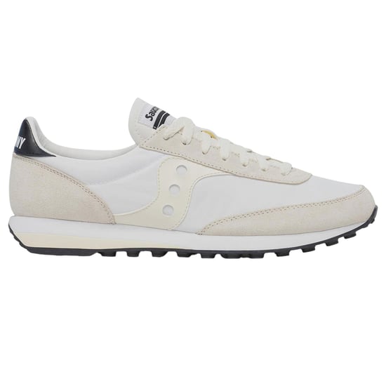 Saucony Unisex-sportschoenen van suède, maat 80 voor volwassenen (Wit) - Image 1