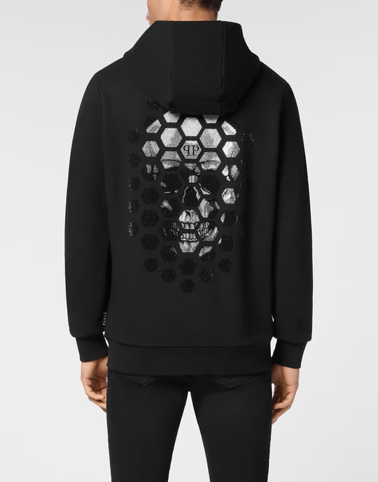 Hooded Sweatjacket Skull - Image 4