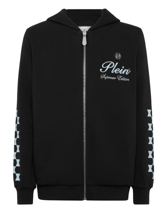 Hoodie Sweatjacka Cote D Azur Checkmate - Image 1