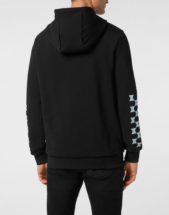 Hoodie Sweatjacka Cote D Azur Checkmate - Image 2