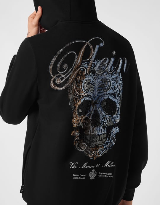Hoodie Sweatjacket Skull - Image 3