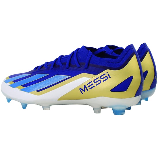 Adidas X Crazyfast Elite FG Messi Kids Blue Football Boots - Image 3