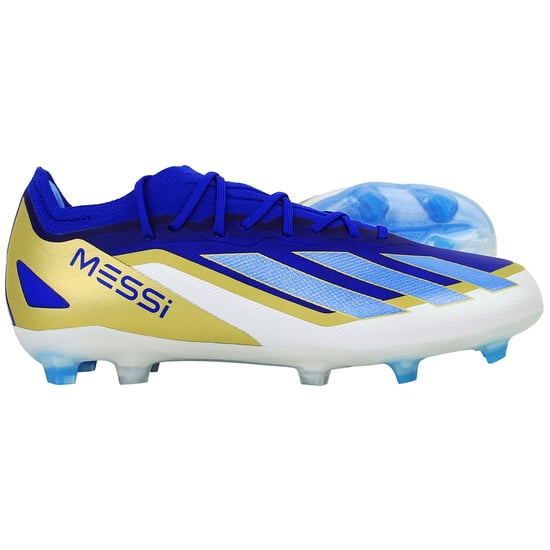 Adidas X Crazyfast Elite FG Messi Kids Blue Football Boots - Image 4