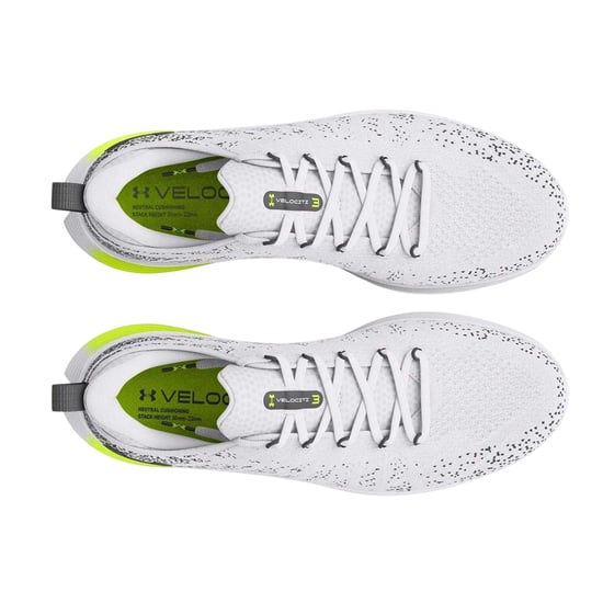 Under Armour Dames/Dames Velociti 3 Hardloopschoenen (Wit/Geel) - Image 3