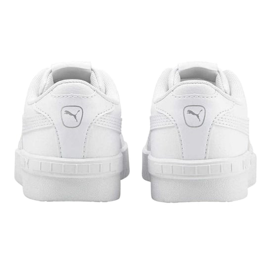 Puma Girls Jada Platform Court Trainers (White) - Image 2