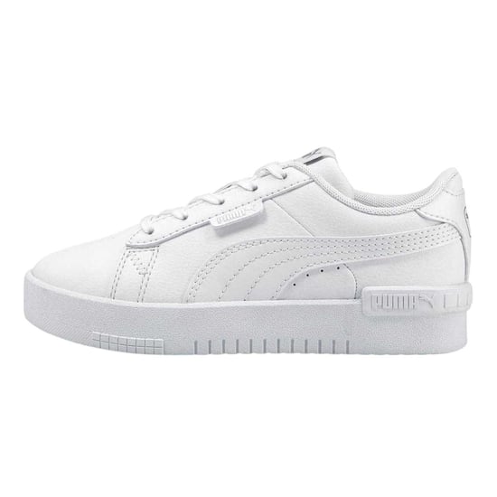Puma Girls Jada Platform Court Trainers (White) - Image 3