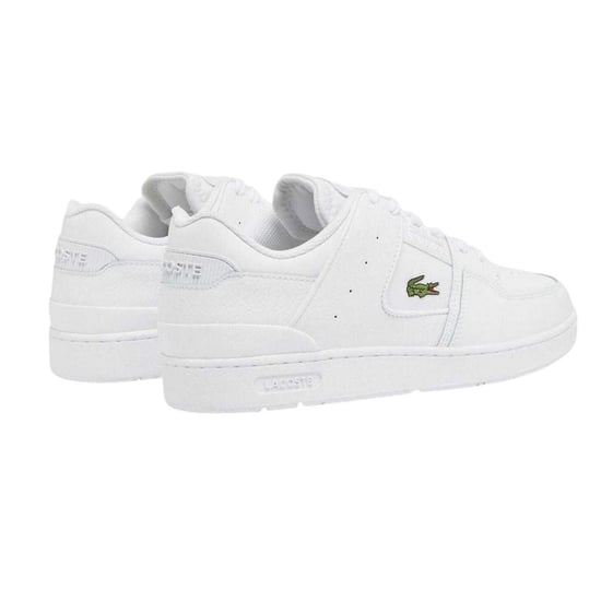 Lacoste Heren Court Cage Leren Trainers (Wit) - Image 2