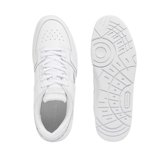 Lacoste Heren Court Cage Leren Trainers (Wit) - Image 5