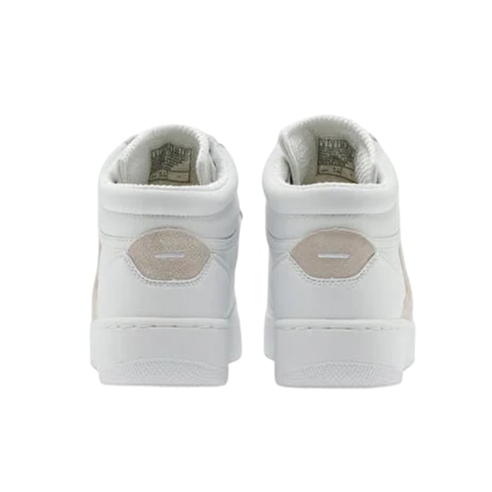 Skechers Dam/dam High Top Trainers i läder (Vit) - Image 2