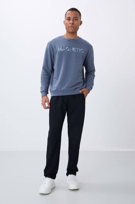 Heren Geprinte Ronde Hals Sweatshirt - Image 2