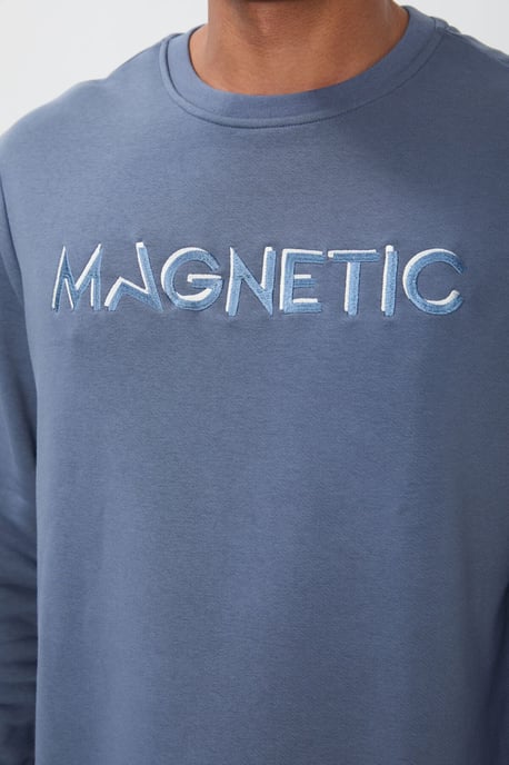 Heren Geprinte Ronde Hals Sweatshirt - Image 4