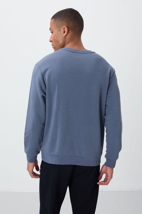 Heren Geprinte Ronde Hals Sweatshirt - Image 5