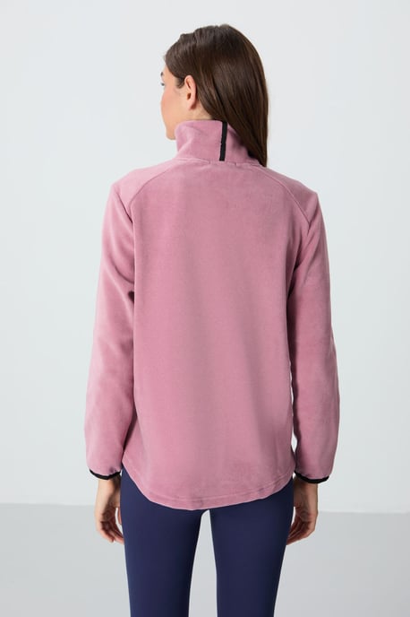 Women's Plush Zip Sweatshirt - Image 5