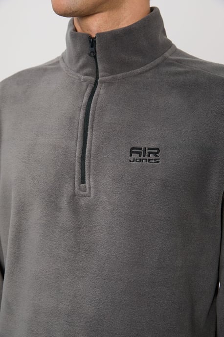 Men's Plush Half-Zip Sweatshirt - Image 5