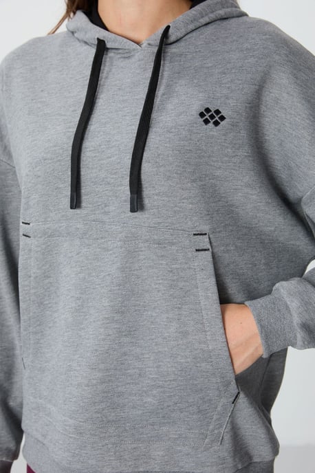 Oversized Hooded Sweatshirt With Pocket - Image 2