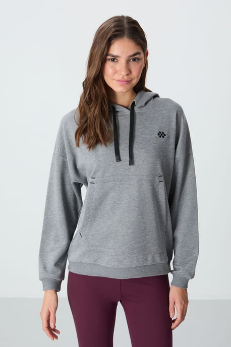 Oversized Hooded Sweatshirt With Pocket - Image 4