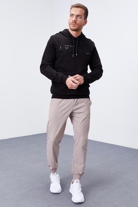 Men's Printed Hooded Sweatshirt With Pocket - Image 2