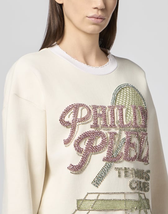 Open Back Sweatshirt Tennis Club - Image 3