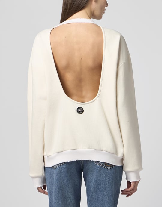 Open Back Sweatshirt Tennis Club - Image 5