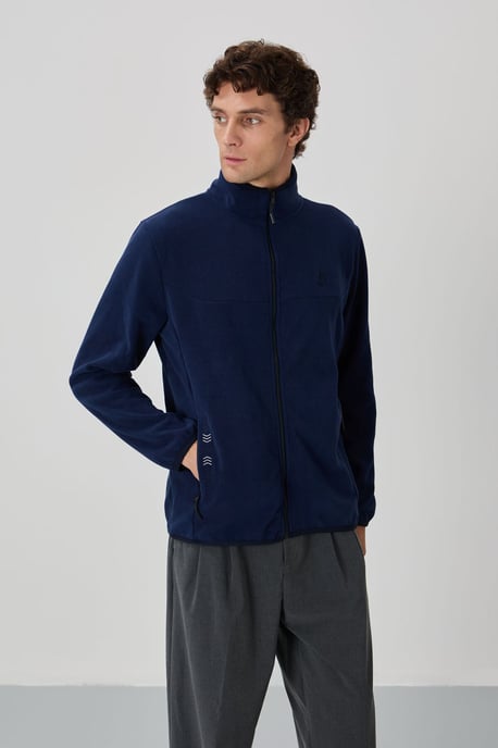 Heren Pluche Zip-voor Sweatshirt - Image 2