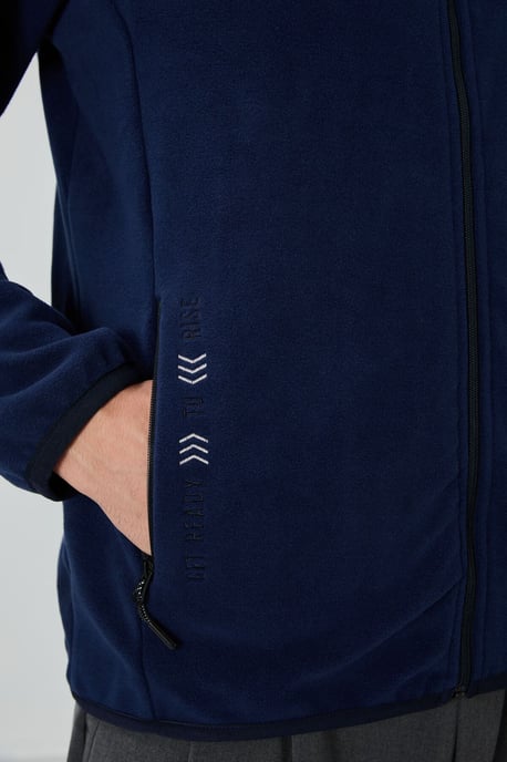 Heren Pluche Zip-voor Sweatshirt - Image 3