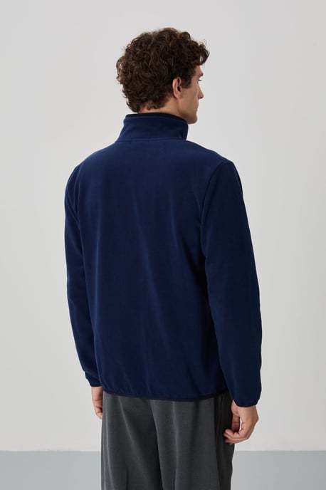 Heren Pluche Zip-voor Sweatshirt - Image 5