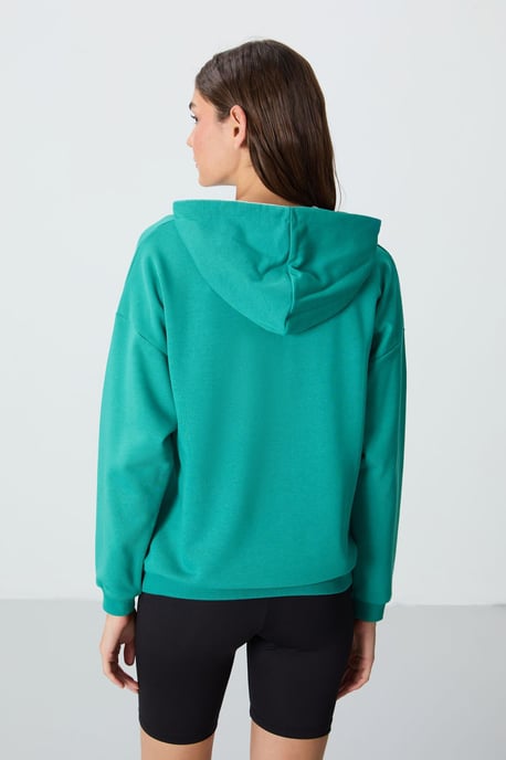 Oversized Hooded Sweatshirt With Pocket - Image 5