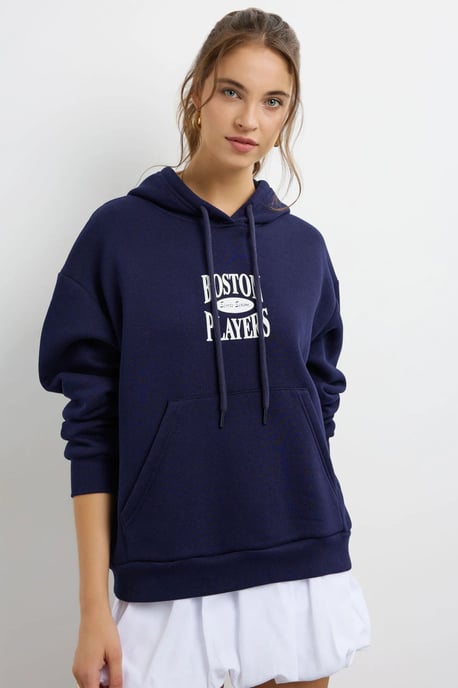 Oversized Printed Hoodie - Image 4
