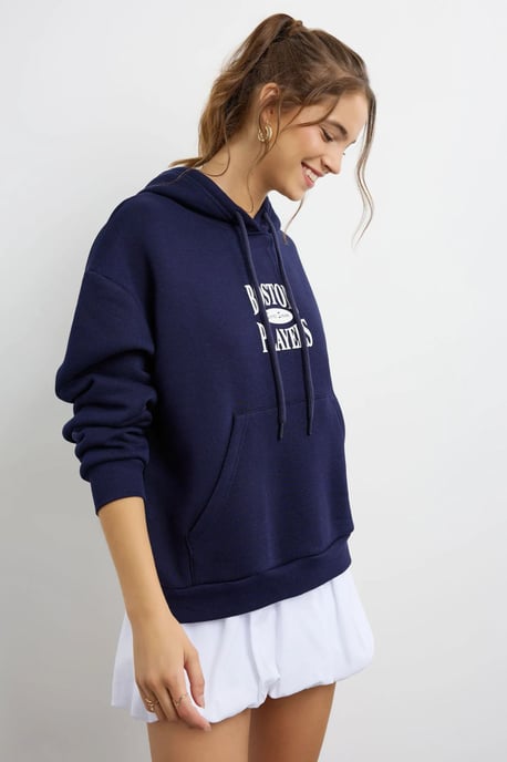 Oversized Printed Hoodie - Image 5