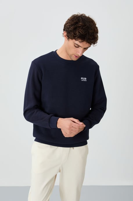 Heren Regular Fit Crew Neck Sweatshirt - Image 3
