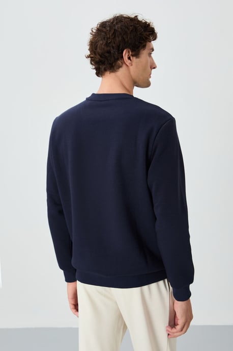Heren Regular Fit Crew Neck Sweatshirt - Image 5