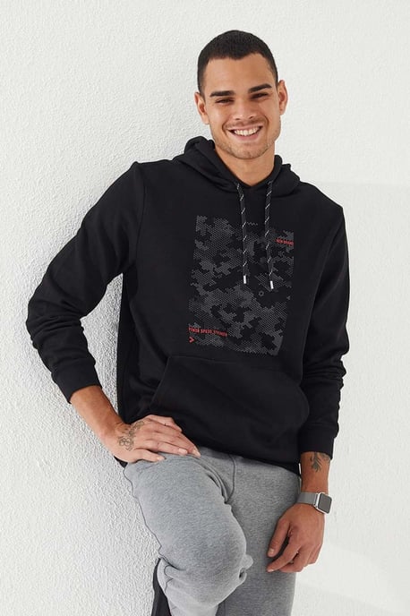 Heren Camouflage Geprinte Hoodie - Image 5
