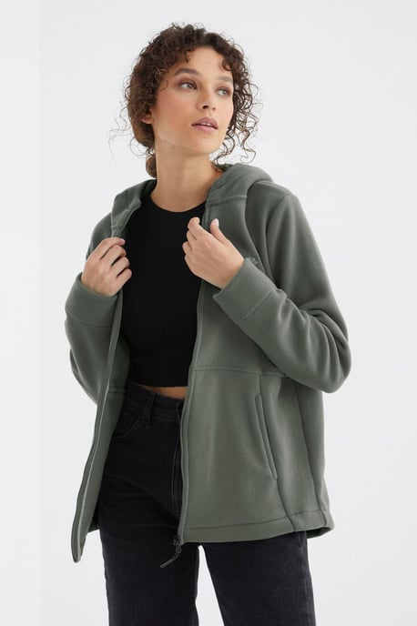 Dames Hoodie Zip Sweatshirt - Image 1