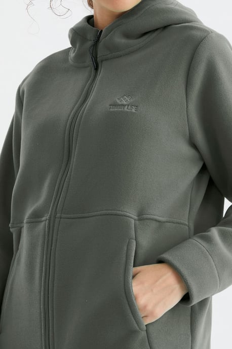 Dames Hoodie Zip Sweatshirt - Image 5