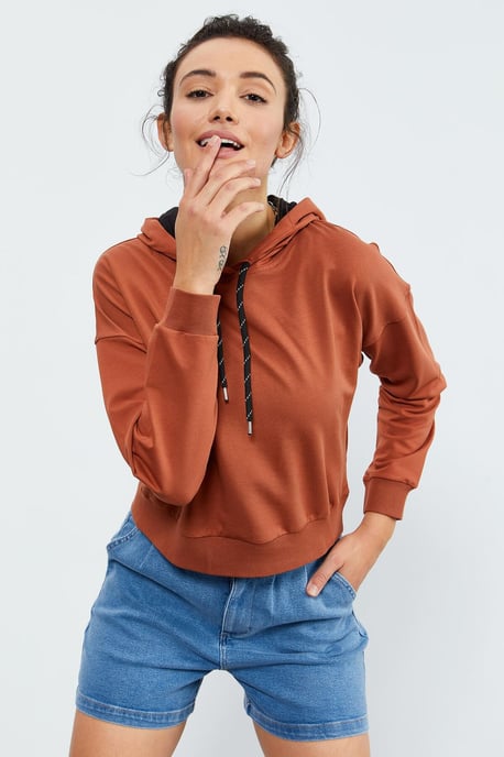 Ontspannen Hoody met Strikdetail - Image 3