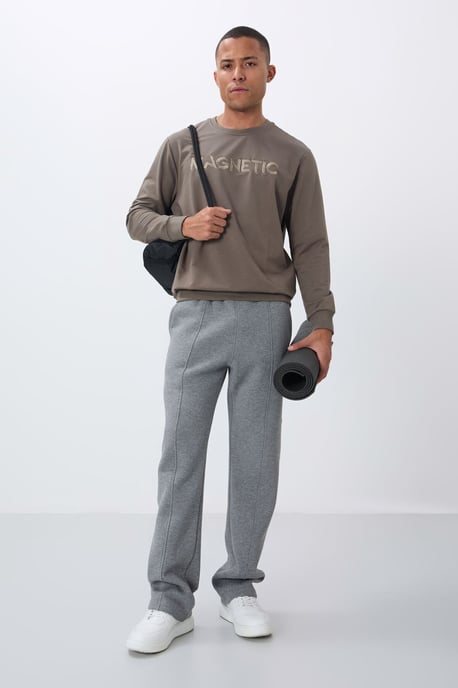 Men's Printed Crew Neck Sweatshirt - Image 2