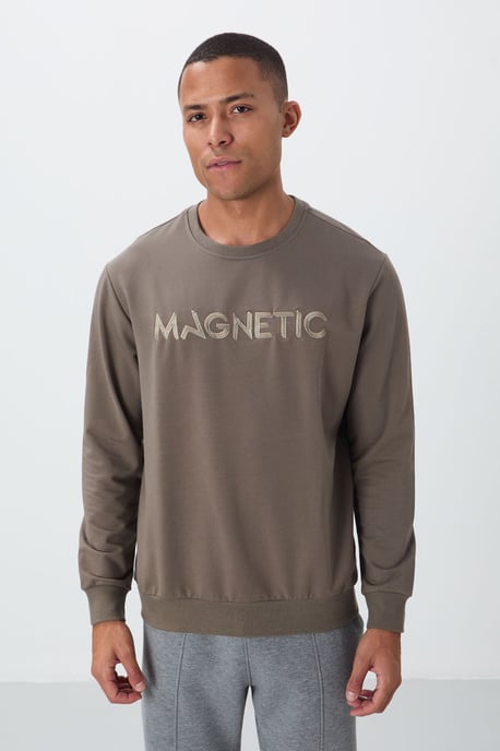 Men's Printed Crew Neck Sweatshirt - Image 5