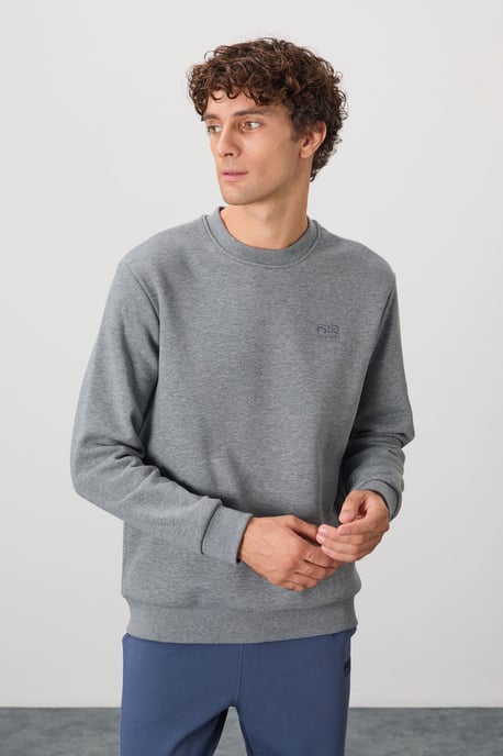 Heren Regular Fit Crew Neck Sweatshirt - Image 4