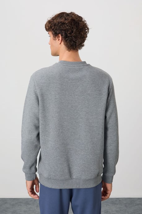 Heren Regular Fit Crew Neck Sweatshirt - Image 5