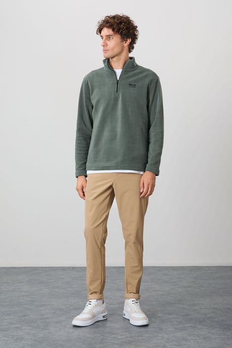 Men's Plush Half-Zip Sweatshirt - Image 5